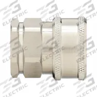 SNAP-TITE Hydraulic Quick Connect Hose Coupling: 1/2 in, 316 Stainless Steel, 53 lpm Max. Flow Rate (MPN SPHC8-8FV). Key specifications — Thread Size: 1/2"-14; Seal Material: Fluorocarbon; Brand: SNAP-TITE.