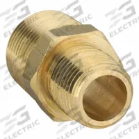 PARKER Metal Pipe Straight: Hex Nipple, 3/4 in x 1/2 in, Male NPT Threaded x Male NPT Threaded (MPN 216P-12-8). Key specifications — Maximum Operating Pressure: 1,000 psi.