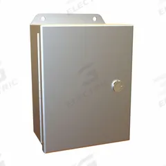HAMMOND Electrical Enclosure: Aluminum, 8 in x 6 in x 4 in, NEMA 12/13/3R/4/4X, w/Panel, Solid Cover (MPN EJ863AL). Key specifications — Brand: HAMMOND; Closure Method: Latches; Enclosure Material: Aluminum; Knockouts: Not Included; Includes Inner Panel: with Inner Panel Included.