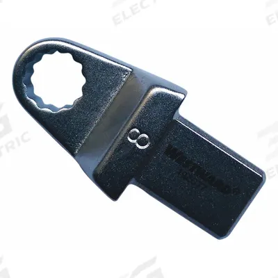 WESTWARD Interchangeable Torque Wrench Head: 9mm x 12mm Drive Size, 8 mm Size - 12-Point Box End Torque Wrench Heads
