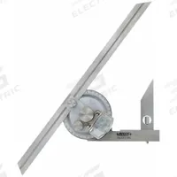 INSIZE Bevel Protractor: 12 in Blade Lg, 0°to 360°, 5 min Graduations, +/-5 min Accuracy, 3 3/8 in (MPN 2372-360). Key specifications — attr1182193: Stainless Steel; attr1182194: +/-5 min; attr1182195: 12 in; attr1182198: 5 min; attr1182218: INSIZE.