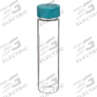 QORPAK Vial with Cap: 30 mL, Includes Closure, Thermoset, 25 mm Body Dia, Square, Colorless, Sample (MPN GLC-01008). Key specifications — Body Color: Colorless; Screw Closure Size: 22-400 mm; Brand: QORPAK; Bottom Shape: Square; Self-Standing: Self-Standing.