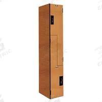 HALLOWELL Wardrobe Z Locker: 12 in x 18 in x 72 in, Solid, 2 Tiers, 1 Units Wide, Padlock Hasp, Wood (MPN PHL1282-ZA-FA). Key specifications — Brand: HALLOWELL; Locker Color: Light Wood; Door Type: Solid; Locker Material: Phenolic; Assembled: Assembled; Number Plate Included: Yes.