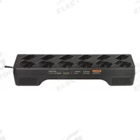 MOTOROLA Multi-Unit Charger: Fits Motorola, For DLR Series, 12 Radios Charged, 100 to 240 V AC (MPN PMLN7136A). Key specifications — Brand: MOTOROLA; Compatible Radio Series: DLR; Product Type: Multi-Unit Charger.