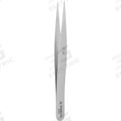 EXCELTA Tweezers: Stainless Steel, Point, Straight Tip - High-Precision Tweezers