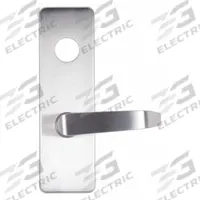 DETEX Mechanical Exit Device Trim: 48 in Max Door Wd, Chrome (MPN 09DS RHR 626). Key specifications — Color: Silver; Product Type: Mechanical Exit Device Trim; Brand: DETEX; Outside Trim Type: Lever; Exit Device Style: Lever; ADA Compliant: Yes.