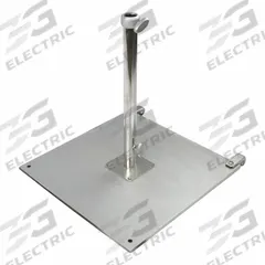 CALIFORNIA UMBRELLA Umbrella Base: Silver, For 1 1/2 in Pole Dia, 33 1/2 in Overall Dia, Steel (MPN CRL100). Key specifications — Brand: CALIFORNIA UMBRELLA; Includes Wheels: Wheels Included; Color: Silver; Material: Steel.