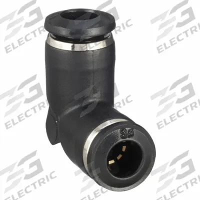 AIGNEP USA Push-Fit Adapter Fitting: 4 mm OD x 4 mm OD Size - Nylon & Nickel-Plated Brass Tube Fittings