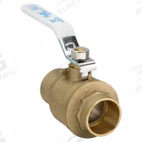 APOLLO Manual Two-Way Ball Valve: 1 1/2 in, Brass, Straight, Sweat x Sweat, Full Port Ball Port (MPN 94ALF-207-01A). Key specifications — Brand: APOLLO; Handle: Lever.