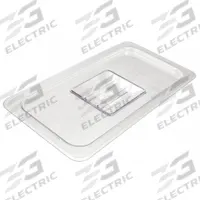 CRESTWARE Pan Cover: Full Size, NSF Certified, 1 in Overall Dp, Dishwasher Safe, Solid (MPN FPC1). Key specifications — Brand: CRESTWARE; Dishwasher Safe: Yes; NSF Certified: Yes; Product Type: Pan Cover; Manufacturer Part Number: FPC1.