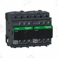 SCHNEIDER IEC Magnetic Contactor: Reversing, 3 Poles, 3NO Contacts, 18 A, 120V AC Coil (MPN LC2D18G7). Key specifications — Brand: SCHNEIDER; Integrated Surge Suppression: No.
