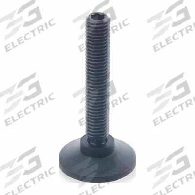 JW WINCO Male-End Leveling Mount: Swiveling Stud, M12 Thread Size, 50 mm - Swivel Male Leveling Mounts