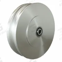 HAMILTON Track Wheel: 8 in Wheel Dia., 2 in Wheel Wd, 2,100 lb Load Capacity, 1/2 in For Axle Size (MPN W-820-150-SSUB-1/2). Key specifications — attr1099880: Yes; attr1099891: HAMILTON.
