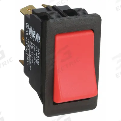 APPROVED VENDOR Rocker Switch: Series HY60, 2 Positions, DPDT, On/Momentary On - General Purpose Rocker Switches
