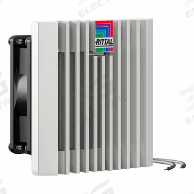 RITTAL Axial Fan: 35 cfm Airflow @ 0.000 in SP, 12 11/16 in Ht, 5 11/16 in Dp - Standard Square Axial Fans