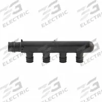 UPONOR EP Multi-port Tee: Polymer, 3/4 in, 1/2 in, 1 Inlets, 4 Outlets, 73 psi Max Op Pressure (MPN Q2247550). Key specifications — Material: Polymer; Brand: UPONOR.