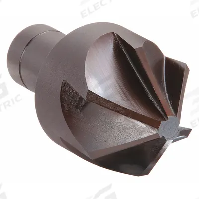 KEO Countersink: 90°, 6 Flute, 3 in Body Dia, 1 in Shank - Smooth-Finish Six-Flute Countersinks