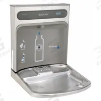 ELKAY Bottle Filler Retrofit Kit: Sensor, 18 7/8 in Ht, 17 7/8 in Wd, Stainless Steel, Gray (MPN LZWSRK). Key specifications — Compatible Product Type: 115V Pushbar-Activated EZ Style Water Coolers; Brand: ELKAY; Includes: Retrofit Bottle Filler.