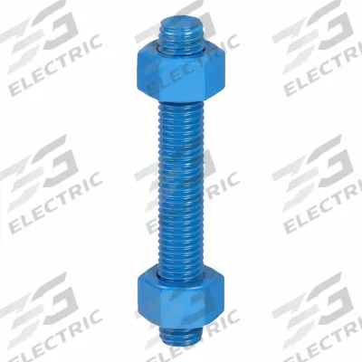 USA FASTENER Fully Threaded Stud: 5/8"-11 Thread Size, Steel, Grade B7, PTFE Coated - PTFE-Coated Fully-Threaded Rods & Studs