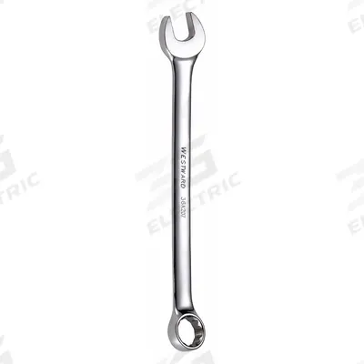 WESTWARD Combination Wrench: Alloy Steel, Chrome, 5/16 in Head Size, 5 1/2 in Overall Lg - SAE 12-Point Combination Wrenches