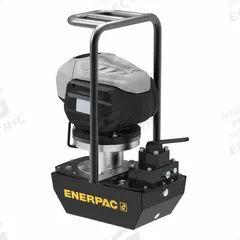 ENERPAC Electric Pump: 10,000 psi Max. Op Pressure, 32 cu in/min Max. Flow Rate, 1 2/5 hp Max. HP (MPN ZC3308JE). Key specifications — attr941810: ZC3308JE; attr941817: 3-Way; attr941814: Hold.