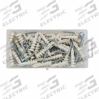 DEWALT Wall Anchor: Includes Screw, Inch, #8 Thread Size, 15/16 in Thread Lg, 1 11/16 in Overall Lg (MPN 02368-PWR). Key specifications — Compatible Material: Drywall; Includes Screw: Yes; System of Measurement: Inch; Color: White; Brand: DEWALT.