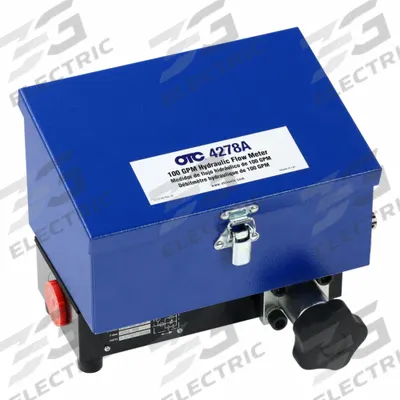 OTC Hydraulic Flow Meter: Hydraulic Flow Meter, 2.5 to 100 gpm Capacity, 1/2 in Size - Hydraulic Flow Meters