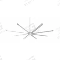 BIG ASS FANS Ceiling Fan: 48,971 cfm Airflow, 12 ft Blade Dia, Variable Speeds, 100 to 125V AC (MPN FES21201A385Q103V46). Key specifications — Voltage: 100 to 125V AC; Light Kit: No; Number of Speeds: Variable; Phase: Single; Brand: BIG ASS FANS.