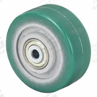 APPROVED VENDOR Caster Wheel: 4 7/8 in Wheel Dia., 2 in Wheel Wd, Polyurethane, 990 lb Load Rating (MPN GST 127/20K-BB0.5). Key specifications — Brand: APPROVED VENDOR; Wheel/Tread Color: Green.