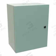 HAMMOND Electrical Enclosure: Steel, 20 in x 16 in x 10 in, NEMA 12/3R/4, Solid Cover, Hinged (MPN EN4SD201610GY). Key specifications — Closure Method: 1/4-Turn Latch; Brand: HAMMOND; Knockouts: Not Included.