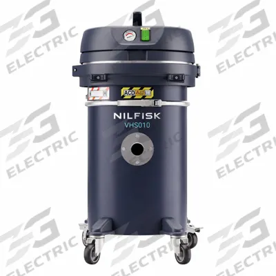 NILFISK Industrial Vacuum: Dry, HEPA Rated, 4 gal Tank Size, Stainless Steel - ACD (Appliance for Combustible Dust) Vacuums
