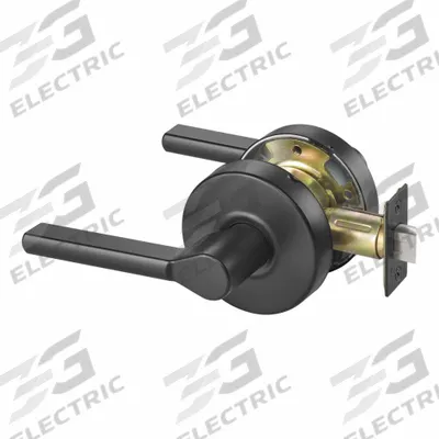 ASSA ABLOY ACCENTRA Cylindrical Lockset: Privacy Lever Locksets, Black