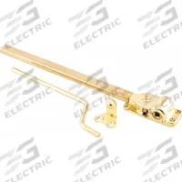 PRIME-LINE Window Operator: Crank, Handle Included, Non-Handed, Sash, Gold, 3 3/16 in Base Lg (MPN H 3687). Key specifications — Brand: PRIME-LINE; For Use With: Casement Windows; Finish: Brass Plated; Color: Gold; Handing Orientation: Non-Handed; Handle Type: Crank; Mounting Location: Sash; Product Type: Window Operator.