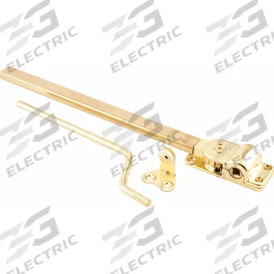 PRIME-LINE Window Operator: Crank, Handle Included, Non-Handed, Sash, Gold - Awning & Casement Window Operators & Handles