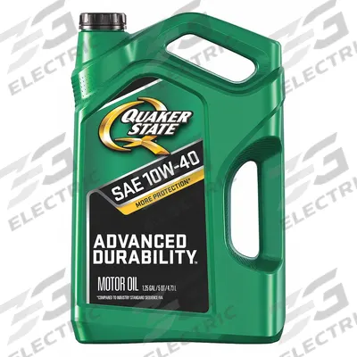 QUAKER STATE Engine Oil: Conventional, 5 qt Size, Bottle, 10W-40 - Gasoline Engine Oil