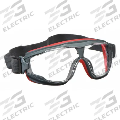 3M Safety Goggles: Clear Lens Color, Scotchgard Anti-Fog/Scratch-Resistant - Comfort Fit Safety Goggles
