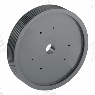 APPROVED VENDOR V-Belt Pulley: B250, 6 Groove, 25.35 in OD, Bushed Bore - Bushed-Bore Cast-Iron V-Belt Pulleys