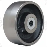 APPROVED VENDOR Caster Wheel: 8 in Wheel Dia., 2 1/2 in Wheel Wd, Steel, 5,000 lb Load Rating, Std (MPN W-825-FSH-3/4MC). Key specifications — Includes Spanner Bushing: Included; Wheel/Tread Material: Steel; Wheel/Tread Color: Silver; Brand: APPROVED VENDOR.