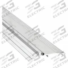 NATIONAL GUARD Door Threshold: Bumper Seal, Aluminum, 6 ft Lg (MPN 896V-6). Key specifications — Brand: NATIONAL GUARD; Transition Type: Fluted.