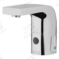 CHICAGO FAUCETS Bathroom Sensor Faucet: HyTronic Edge, Cast Brass, Polished Chrome Finish, Battery (MPN WWG116.870.AB.1T). Key specifications — Brand: CHICAGO FAUCETS; Includes: Mounting Hardware; Series: HyTronic Edge.