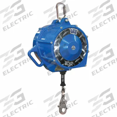 DBI-SALA Self-Retracting Lifeline: Stainless Steel Carabiner Anchor - Mounted SRLs for Rescue