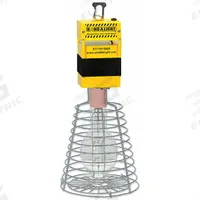 SOUTHWIRE Temporary Job Site Light: Metal Halide, Corded, Hanging Light, 6 ft Power Cord Lg, 120V AC (MPN 111400PS). Key specifications — Plug Type: Straight Blade; Lamp Guard: Metal; Includes Bulb: Yes; Brand: SOUTHWIRE; Color Temperature: 4000K; Cord Designation: SJTW; Cord Wire Gauge: 18 AWG; Job Light Type: Hanging Light.