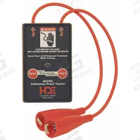 HDE Voltmeter Proof Tester: 5,000 V DC Max Output Volt, Light, No Display, 50 Hz/60 Hz, DC (MPN PT-5000B). Key specifications — Voltage Type: DC; Brand: HDE.