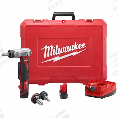 MILWAUKEE Cordless Expansion Tool Kit: M12 ProPEX, 1 in Max. Size - Milwaukee PEX Expansion Tools