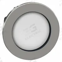 SCHNEIDER ELECTRIC Push Button Head: 30 mm Panel Size, Non-Illuminated, Metallic, White (MPN ZB4FA16). Key specifications — Manufacturer Part Number: ZB4FA16; Compatible Operator Illumination: Non-Illuminated; Compatible with Series: XB4; Head Attachment Type: Screw-On; Head Material: Metal; Brand: SCHNEIDER.