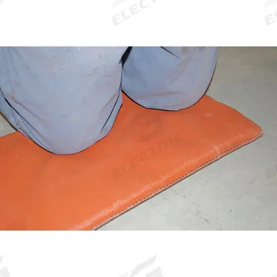 HI TEMP Welding Pad: Silicone-Coated Fiberglass, 5 ft Wd - Insulated Welding Pads