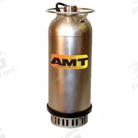 AMT PUMPS Submersible Sump Pump: 1 hp, 3/8 in Max. Dia. Solids, Continuous Duty, 115V AC, Cast Iron (MPN 5770-95). Key specifications — Shaft Seal Material: Silicon Carbide; Impeller Material: High Chrome; Includes: Cord with Plug; Rated Voltage: 115V AC; Volute Material: Cast Iron; Brand: AMT PUMPS.