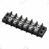 IDEAL Terminal Strip: 6 Poles, 22 AWG – 14 AWG For Wire Sizes, 20 A Max Current (MPN 89-306). Key specifications — Brand: IDEAL; For Maximum Wire Size: 14 AWG; For Minimum Wire Size: 22 AWG; Cover Included: No.