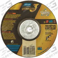 NORTON Depressed Center Grinding Wheel: Type 27, 6" x 1/4" x 5/8"-11, Ceramic, 20 Grit, Quantum 3 SG (MPN 66253370797). Key specifications — Series: Quantum 3 SG; Brand: NORTON.
