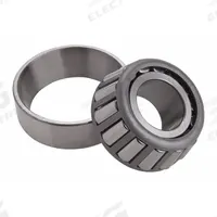 NTN Tapered Roller Bearing Assembly: 33206, 30 mm Bore, 62 mm OD, 25 mm Cone Wd, 19.5 mm Cup Wd. Key specifications — Lubricant Material: Not Prelubricated; System of Measurement: Metric; Ring Material: Carbon Steel; Manufacturer Part Number: 33206; Bearing Industry Number: 33206; Brand: NTN; Cage Material: Pressed Steel.